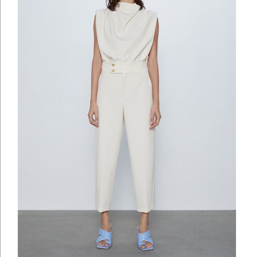 ❌SOLD❌ Zara waist detail pants